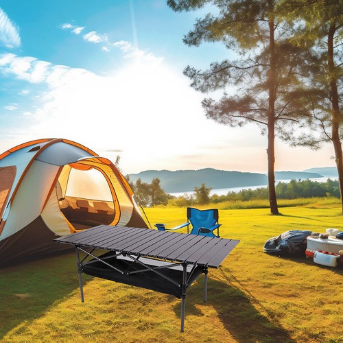 Folding camping table - 47",
